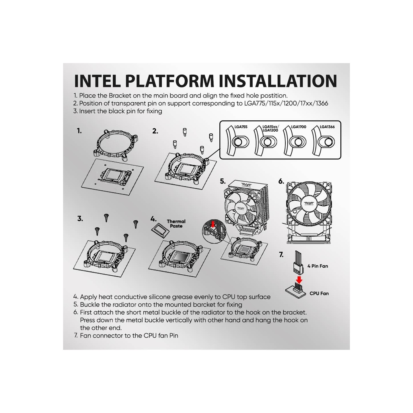 Armaggeddon Blizzard 2 4-Pipe White ARGB CPU Cooler (BLIZZARD2WHT) (Boxed) — Buy in Cyprus with Fast Delivery