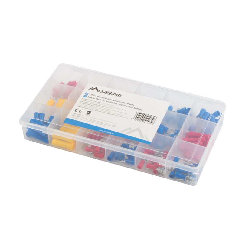 Buy Lanberg Cable Terminal Kit - 175pcs 1.25-4mm in Cyprus, Nicosia, Limassol, Larnaka, Pafos