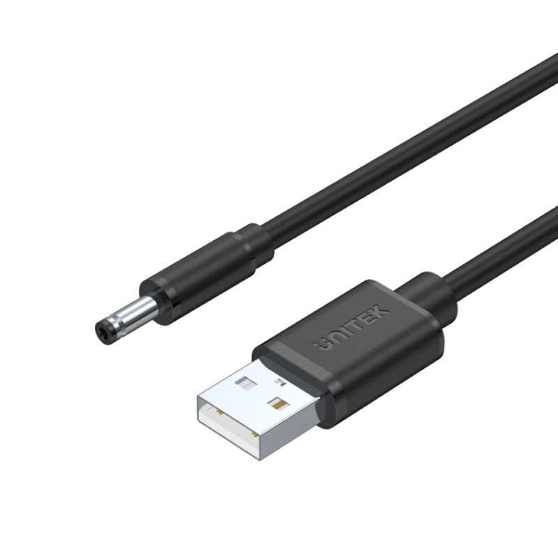 Buy Unitek USB to DC - Y-C495BK - 3.5x1.35mm, Power 1m in Cyprus, Nicosia, Limassol, Larnaka, Pafos