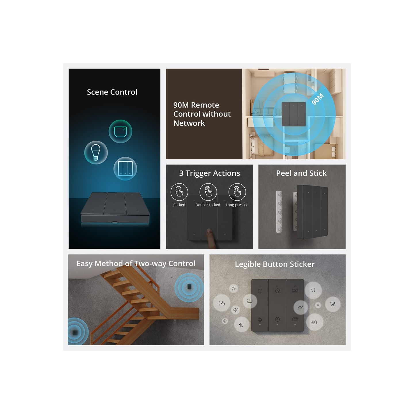 Sonoff SwitchMan - R5 - Scene Controller — Buy in Cyprus with Fast Delivery