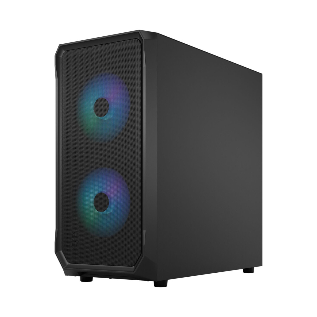 Fractal Focus 2 RGB TG Clear Tint - Black - Mid Tower PC Case with Tempered Glass & RGB — Buy in Cyprus with Fast Delivery