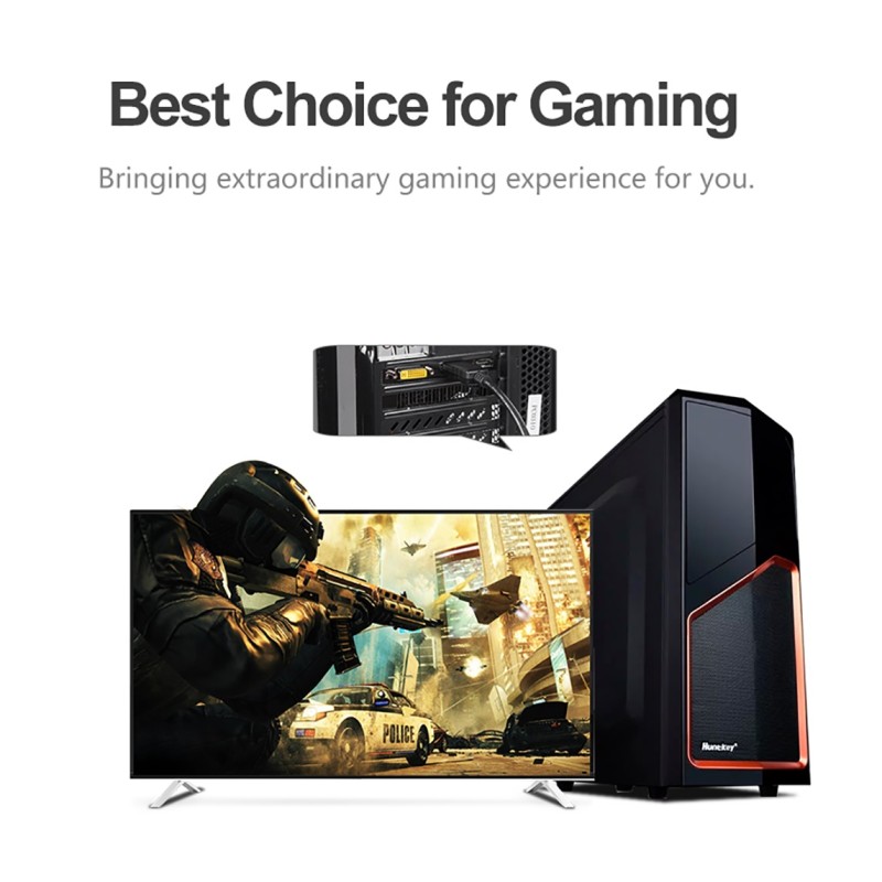 Buy Unitek DisplayPort Cable - Y-C610BK - DisplayPort 1.2 Cable 4K60Hz M-M 5.0m in Cyprus, Nicosia, Limassol, Larnaka, Pafos