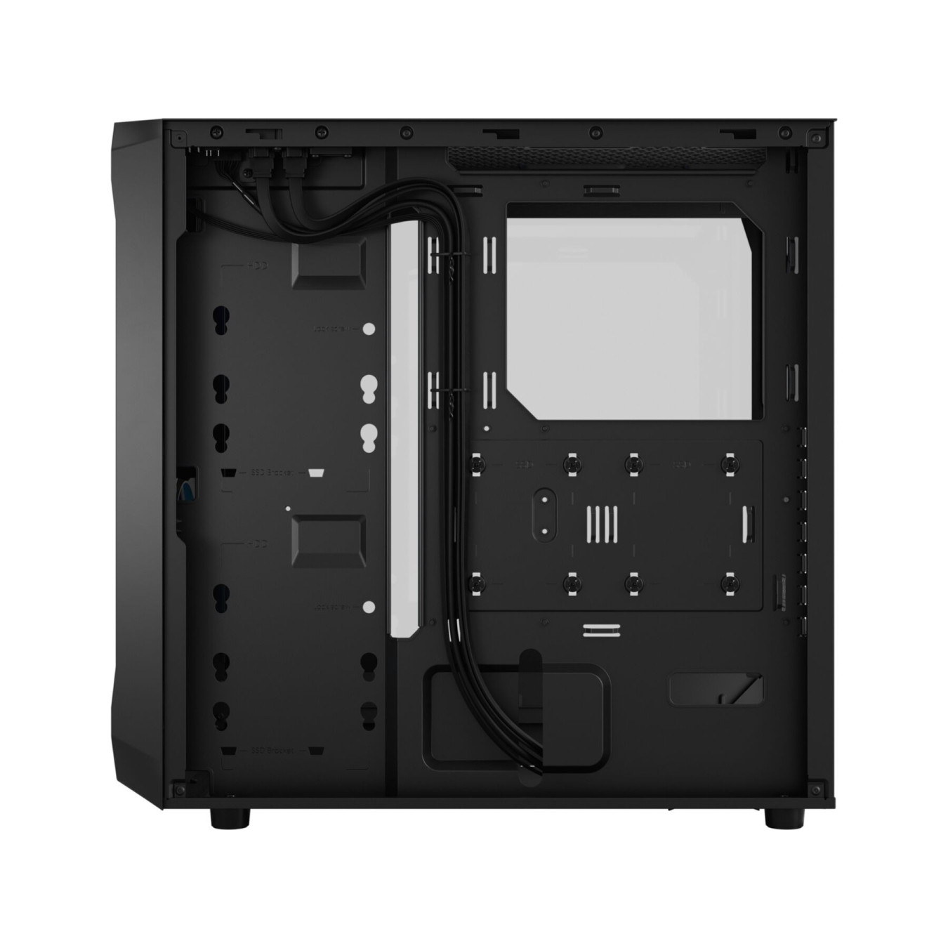 Fractal Focus 2 RGB TG Clear Tint - Black - Mid Tower PC Case with Tempered Glass & RGB — Buy in Cyprus with Fast Delivery