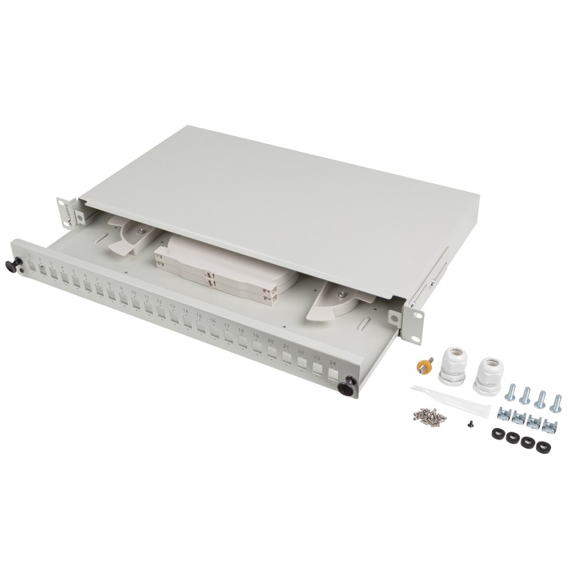 Buy Lanberg Fiber Optic ODF - for 24xSC Simplex or 24xLC Duplex Adapters RM Meta... in Cyprus, Nicosia, Limassol, Larnaka, Pafos