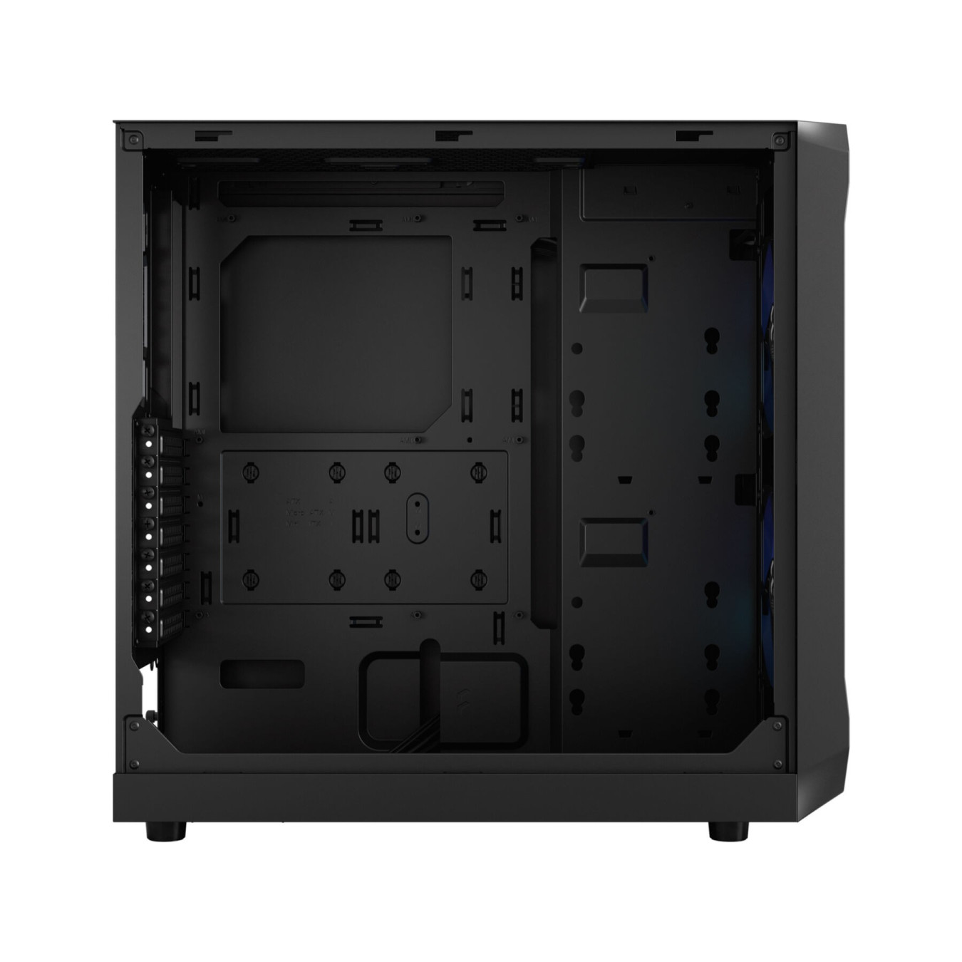 Fractal Focus 2 RGB TG Clear Tint - Black - Mid Tower PC Case with Tempered Glass & RGB — Buy in Cyprus with Fast Delivery