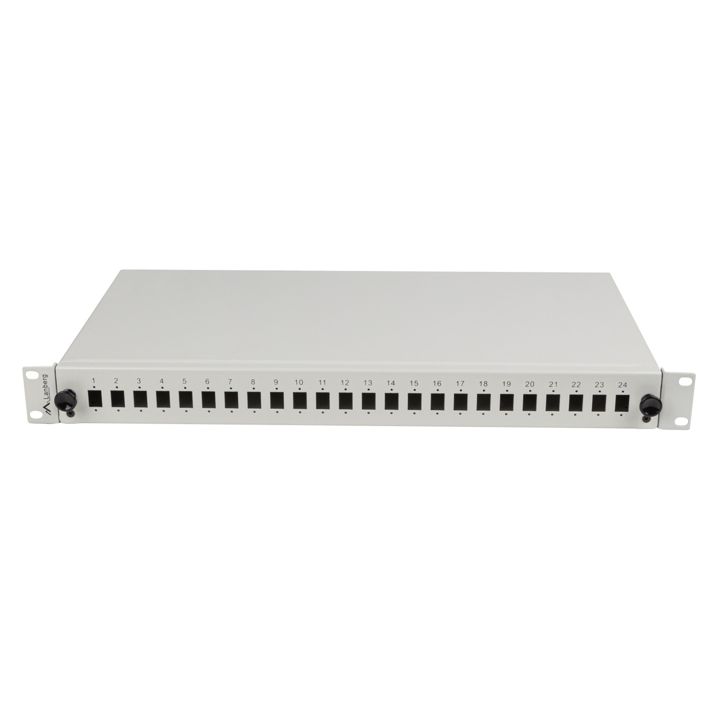 Lanberg Fiber Optic ODF - for 24xSC Simplex or 24xLC Duplex Adapters RM Metal Grey — Buy in Cyprus with Fast Delivery