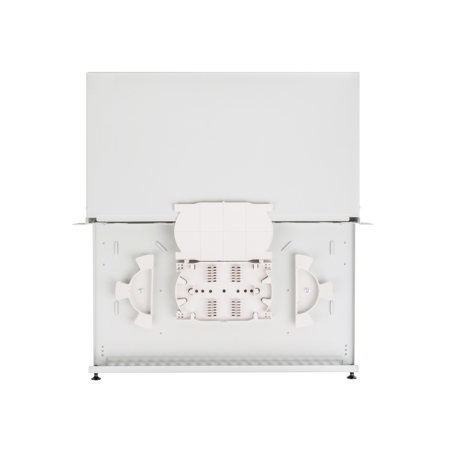 Lanberg Fiber Optic ODF - for 24xSC Simplex or 24xLC Duplex Adapters RM Metal Grey — Buy in Cyprus with Fast Delivery