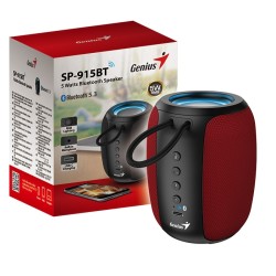 Buy Genius Mobile Speaker - SP-915BT - Portable BT 5W Red in Cyprus, Nicosia, Limassol, Larnaka, Pafos