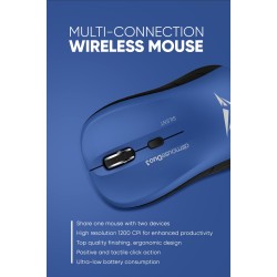 Alcatroz AIRMOUSE DUO 3 Wireless BT Silent Mouse White (Boxed) — Buy in Cyprus with Fast Delivery