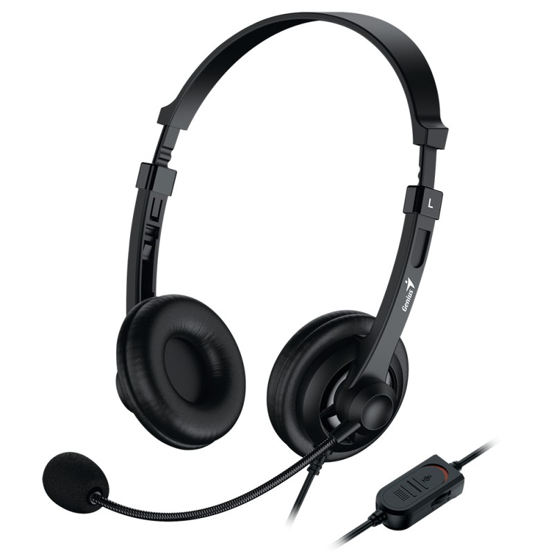 Buy Genius Headset - HS-230U - USB-C InLine Control SoftEar Cups in Cyprus, Nicosia, Limassol, Larnaka, Pafos