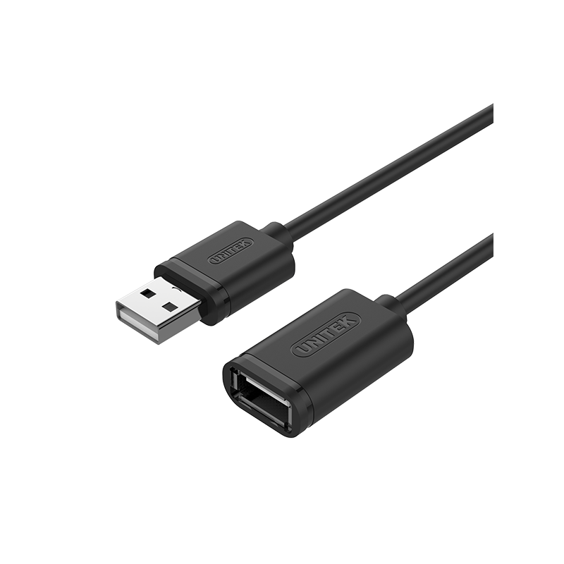 Buy Unitek USB2.0 USB-A Male to USB-A Female Extension Cable 2m - Y-C450GBK - US... in Cyprus, Nicosia, Limassol, Larnaka, Pafos
