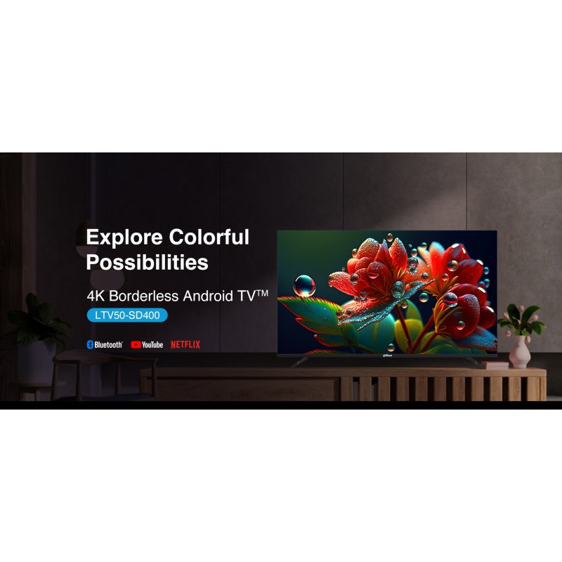 Buy Dahua 50'' UHD Android TV - LTV50-SD400 - 50'' UHD Android TV in Cyprus, Nicosia, Limassol, Larnaka, Pafos