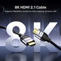 Buy Unitek HDMI 2.1 Cable - 8K60Hz CCS Economy - 3.0m in Cyprus, Nicosia, Limassol, Larnaka, Pafos