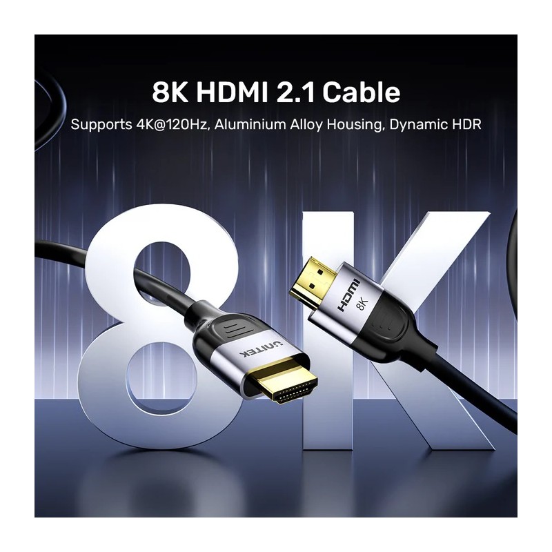 Buy Unitek HDMI 2.1 Cable - 8K60Hz CCS Economy - 3.0m in Cyprus, Nicosia, Limassol, Larnaka, Pafos