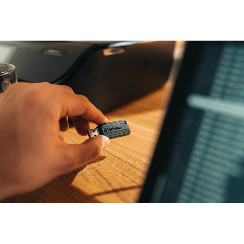 Buy Verbatim USB Drive 2.0 Pinstripe 8GB Black - 2.0 Pinstripe 8GB Black in Cyprus, Nicosia, Limassol, Larnaka, Pafos
