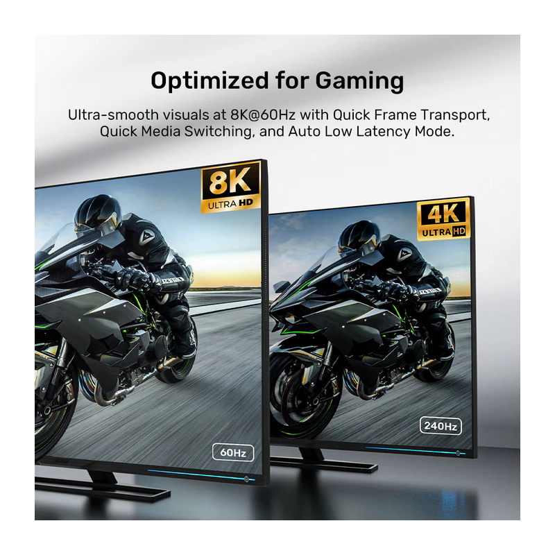 Buy Unitek HDMI 2.1 Cable 8K60Hz Braided 5.0m - C11093RGY-5M - HDMI 2.1, 8K60Hz,... in Cyprus, Nicosia, Limassol, Larnaka, Pafos