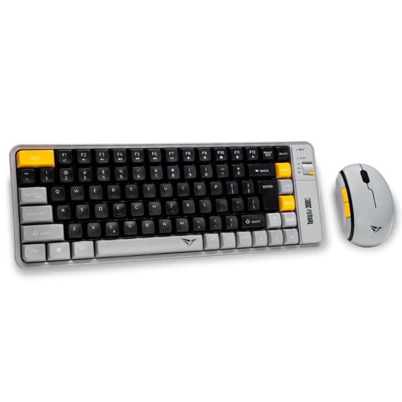 Alcatroz Tetriz Air 300C 84-Key Wireless Keyboard & Mouse Combo - Autumn Black (Boxed) — Buy in Cyprus with Fast Delivery