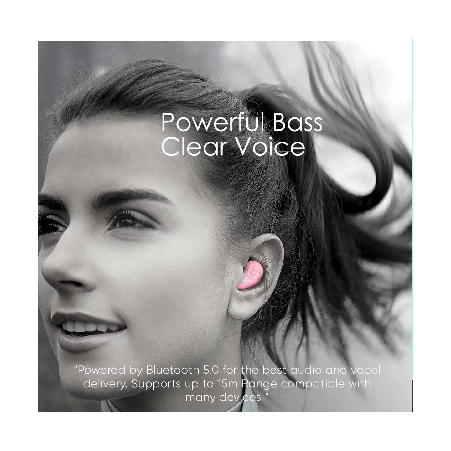 SonicGear EARPUMP Earphones - COMFY1 - TWS IPX5 White — Buy in Cyprus with Fast Delivery