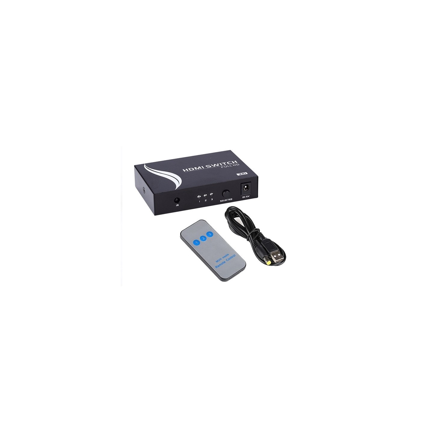 DigitMX HDMI Switch - DMX-HSW314 - 3x1 IR 1080P — Buy in Cyprus with Fast Delivery