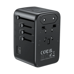 Buy Unitek World Travel Adapter & 100W Charger - P1123A - EU UK US 4x USB-C + 1x... in Cyprus, Nicosia, Limassol, Larnaka, Pafos