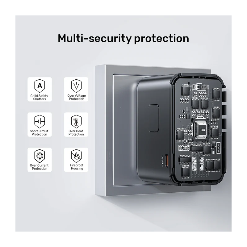 Buy Unitek World Travel Adapter & 100W Charger - P1123A - EU UK US 4x USB-C + 1x... in Cyprus, Nicosia, Limassol, Larnaka, Pafos