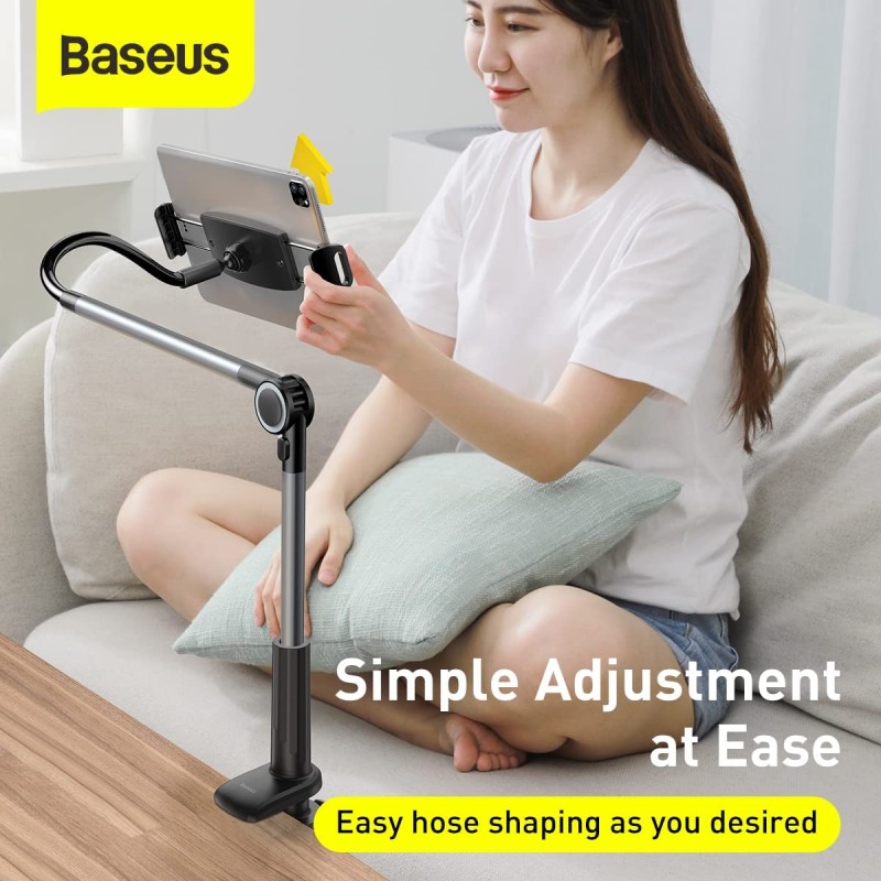 Buy Baseus Stand Tablet with Clamp Rotary Adjustment Grey - Clamp Rotary Adjustm... in Cyprus, Nicosia, Limassol, Larnaka, Pafos
