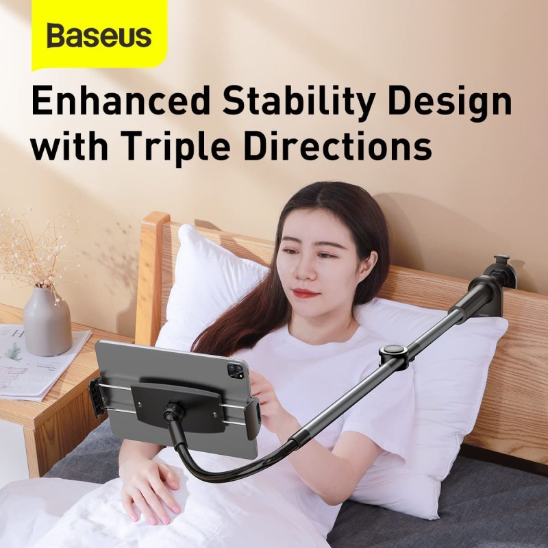 Buy Baseus Stand Tablet with Clamp Rotary Adjustment Grey - Clamp Rotary Adjustm... in Cyprus, Nicosia, Limassol, Larnaka, Pafos