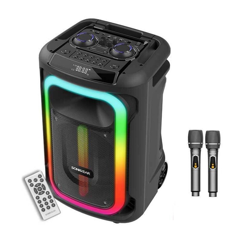 Buy SonicGear Portable Karaoke Speaker - 1300 Pro - 12'' 240W TWS BT USB 2x Mics... in Cyprus, Nicosia, Limassol, Larnaka, Pafos