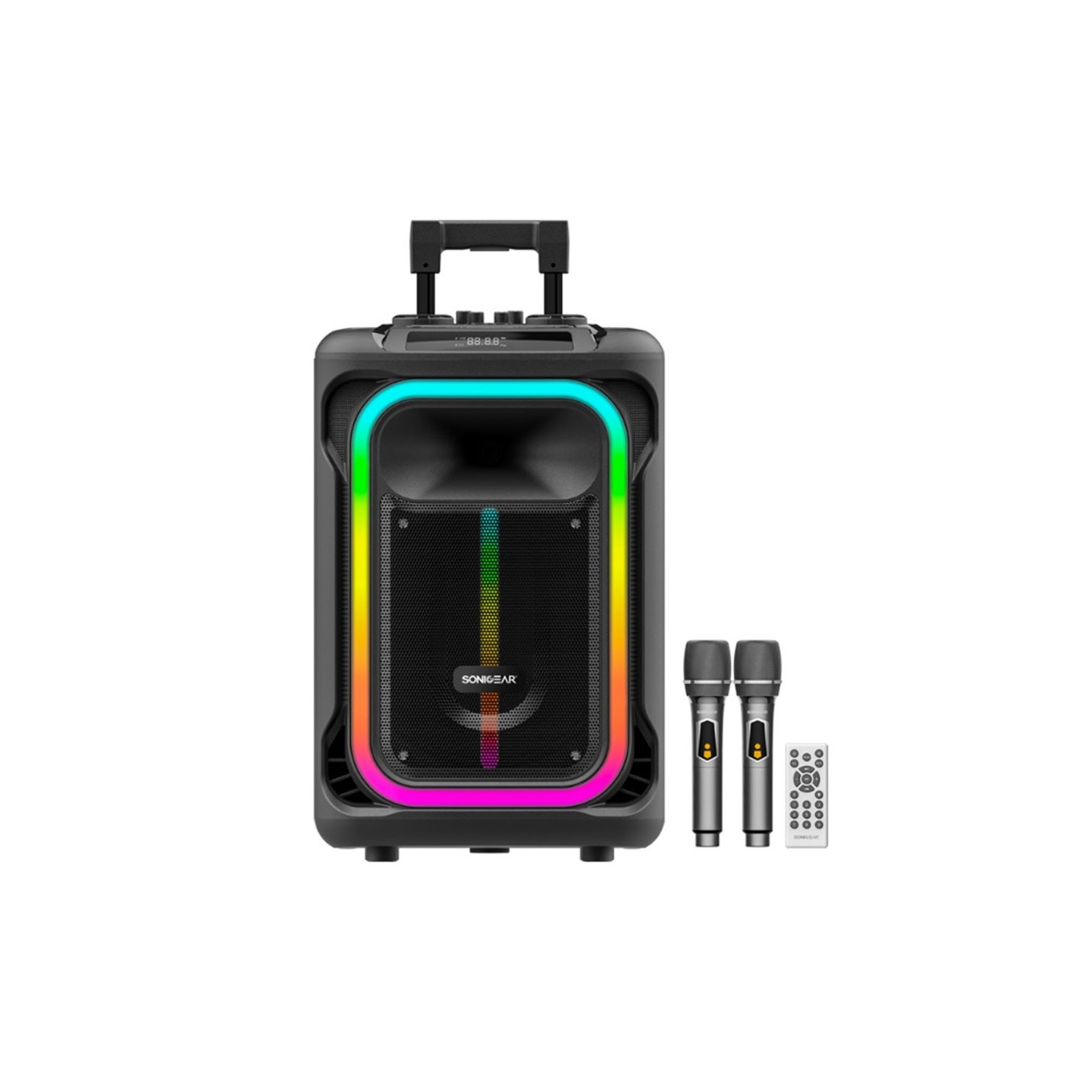 SonicGear Portable Karaoke Speaker - 1300 Pro - 12'' 240W TWS BT USB 2x Mics HYPERBOX — Buy in Cyprus with Fast Delivery