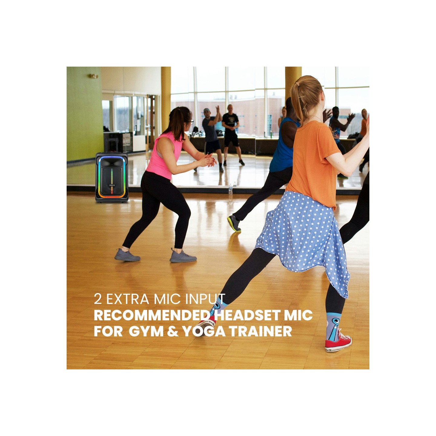 SonicGear Portable Karaoke Speaker - 1300 Pro - 12'' 240W TWS BT USB 2x Mics HYPERBOX — Buy in Cyprus with Fast Delivery