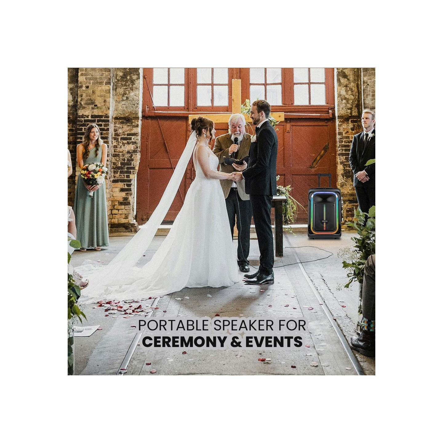 SonicGear Portable Karaoke Speaker - 1300 Pro - 12'' 240W TWS BT USB 2x Mics HYPERBOX — Buy in Cyprus with Fast Delivery