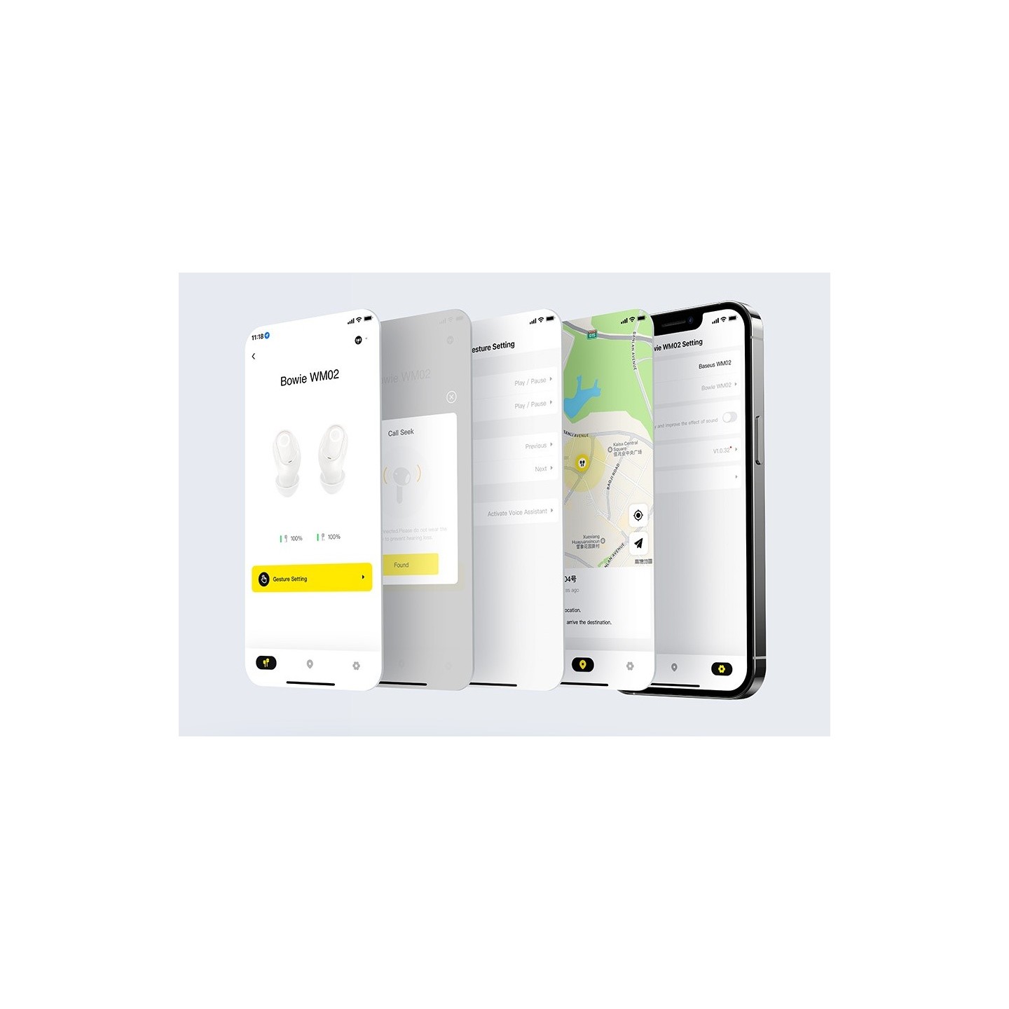 Baseus Headphones In Ear TWS Bowie White - WM02 - In Ear TWS Bowie White — Buy in Cyprus with Fast Delivery