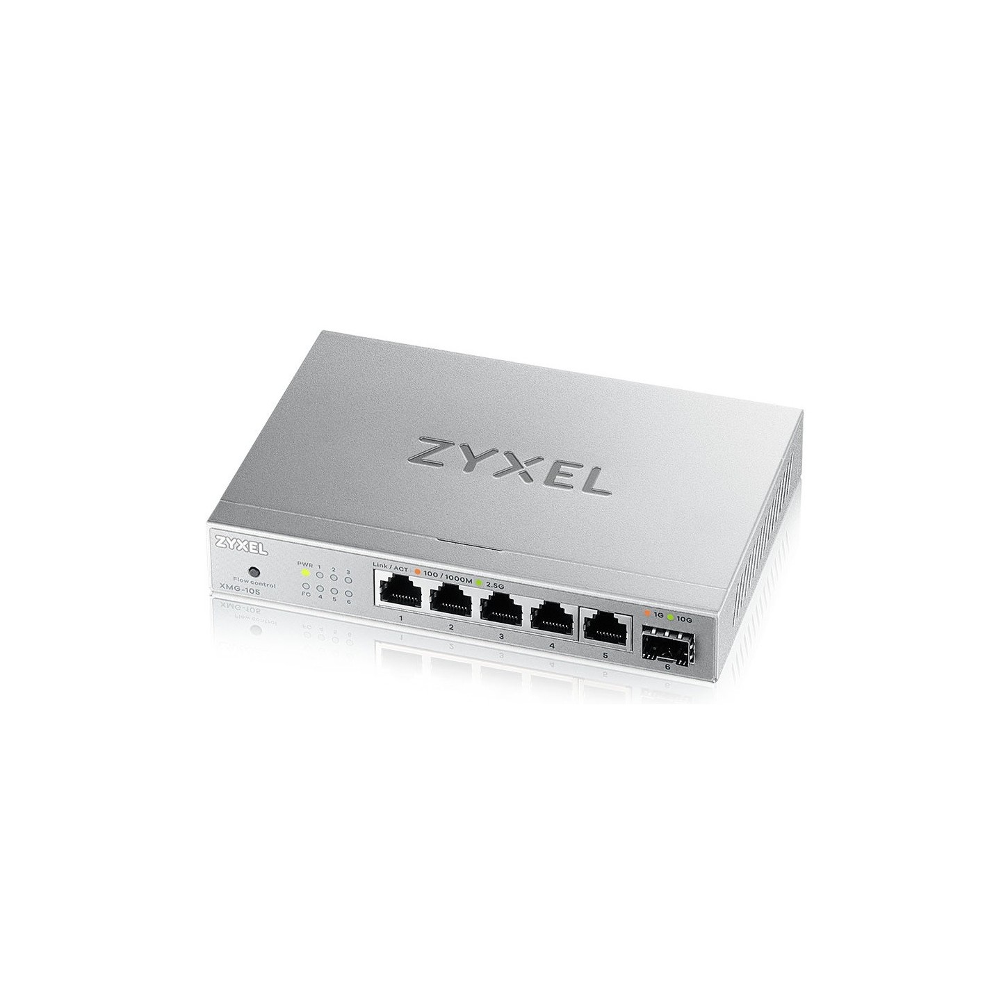 Zyxel Switch - XMG-105 - Multi-Gig 5-Port 2.5GbE + 10G SFP+ — Buy in Cyprus with Fast Delivery