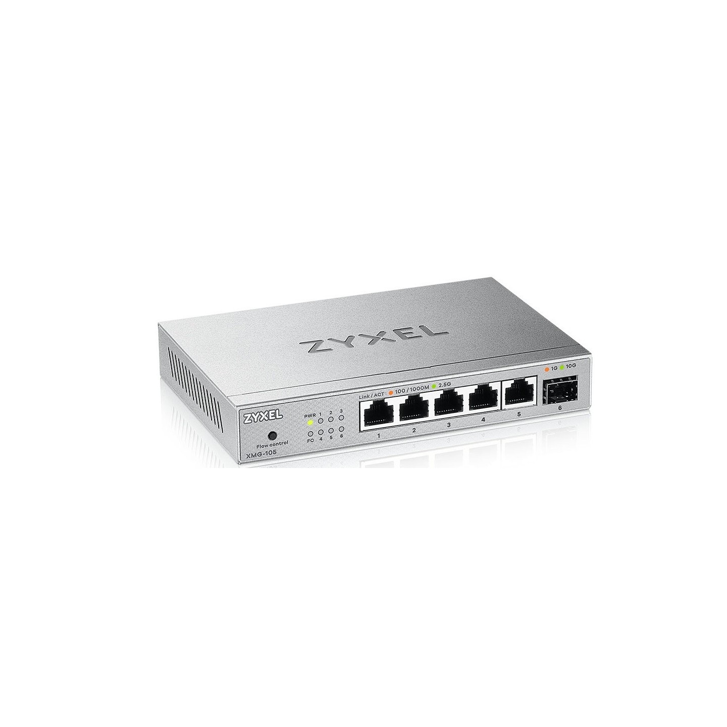 Zyxel Switch - XMG-105 - Multi-Gig 5-Port 2.5GbE + 10G SFP+ — Buy in Cyprus with Fast Delivery