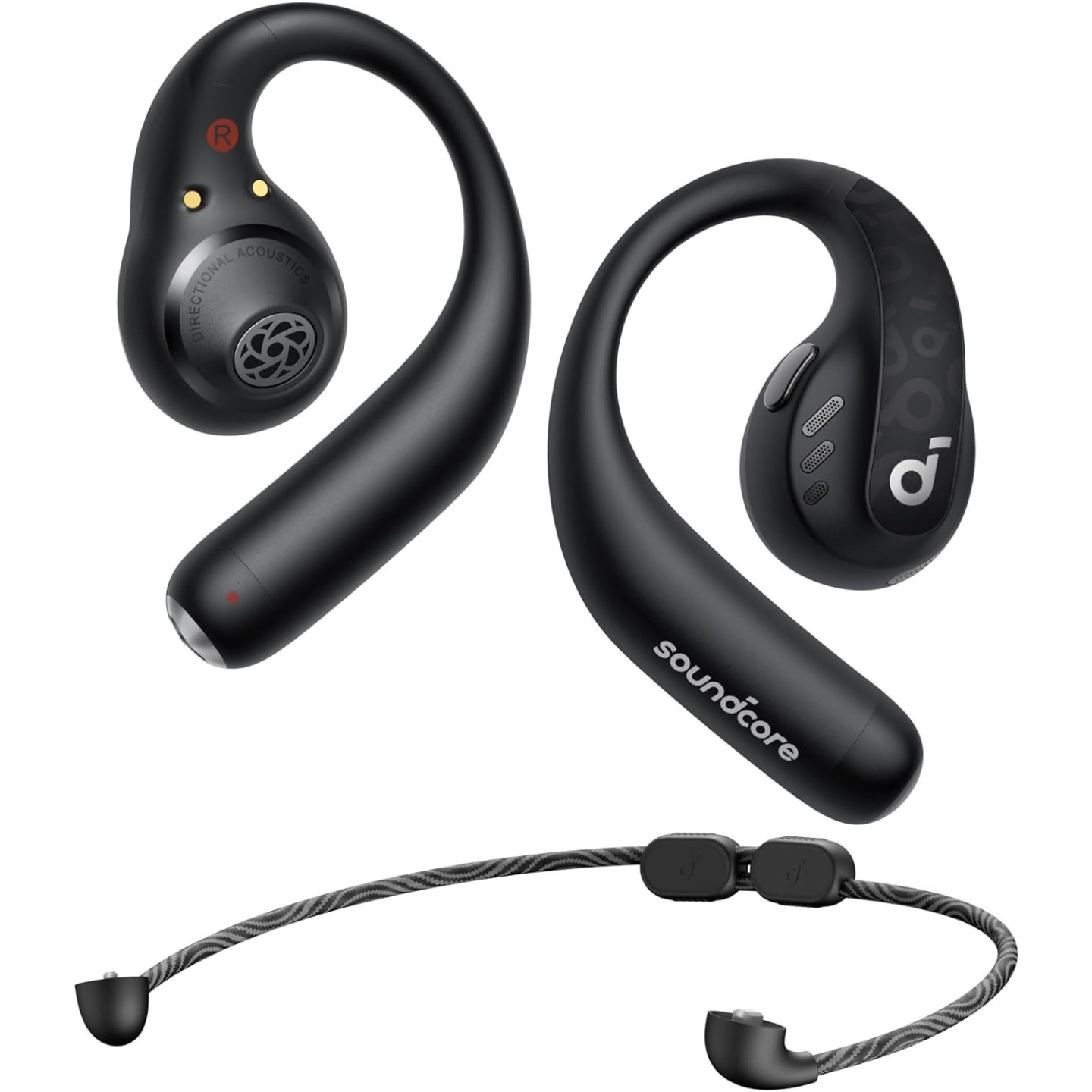 Anker Soundcore TWS Earphones Open Air AeroFit PRO Black - Black — Buy in Cyprus with Fast Delivery