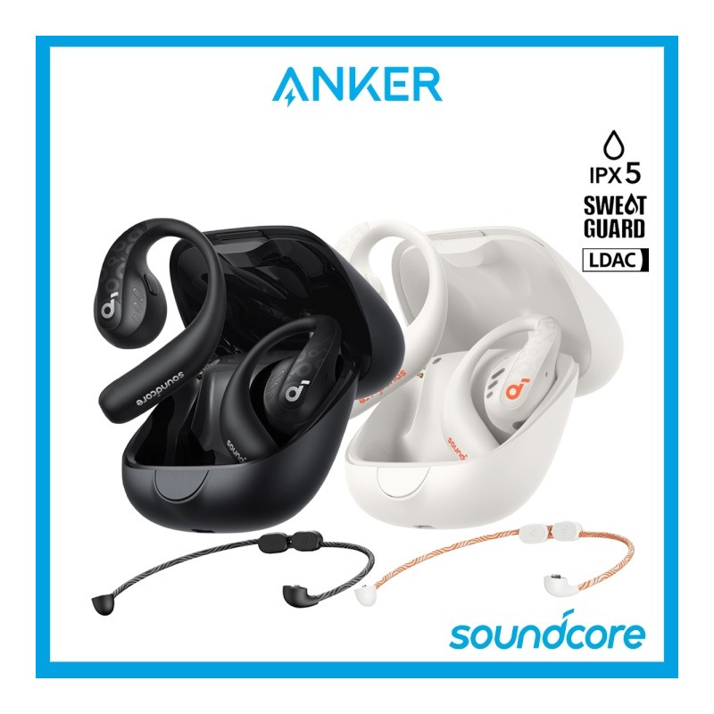 Buy Anker Soundcore TWS Earphones Open Air AeroFit PRO Black - Black in Cyprus, Nicosia, Limassol, Larnaka, Pafos