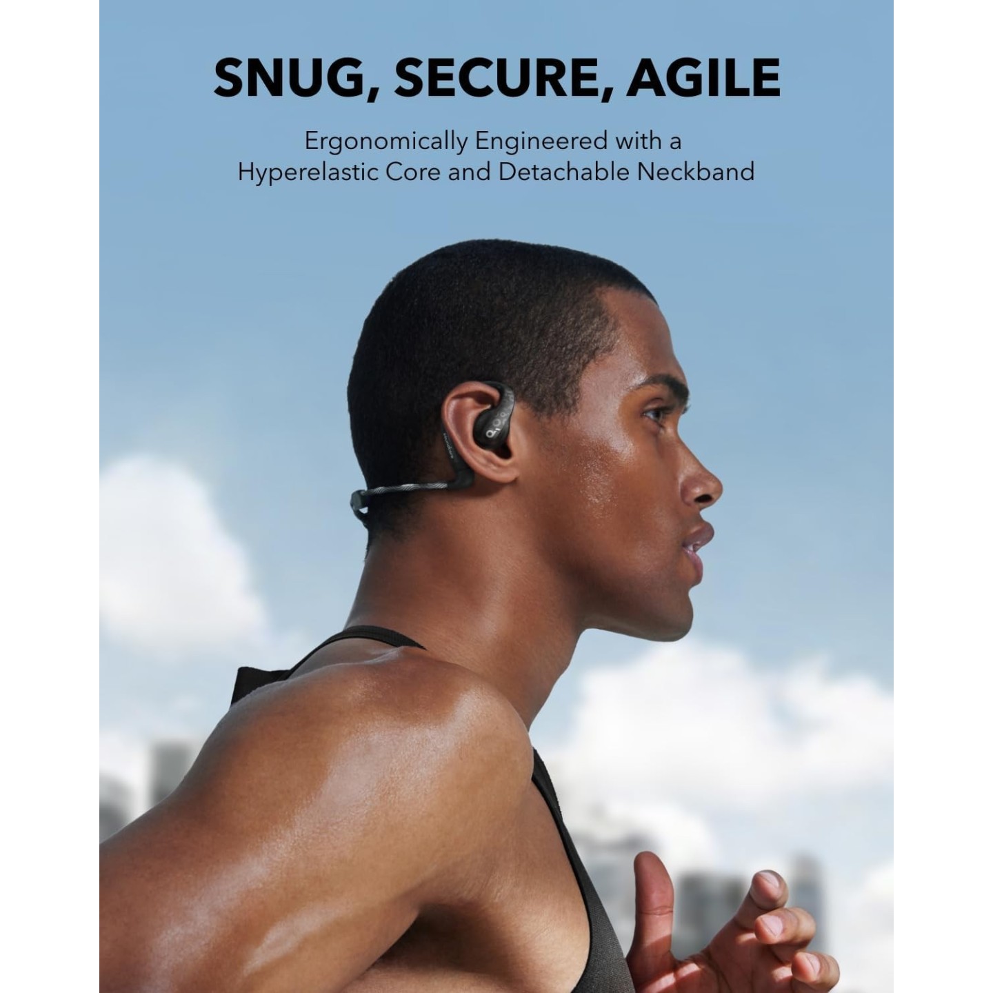 Anker Soundcore TWS Earphones Open Air AeroFit PRO Black - Black — Buy in Cyprus with Fast Delivery