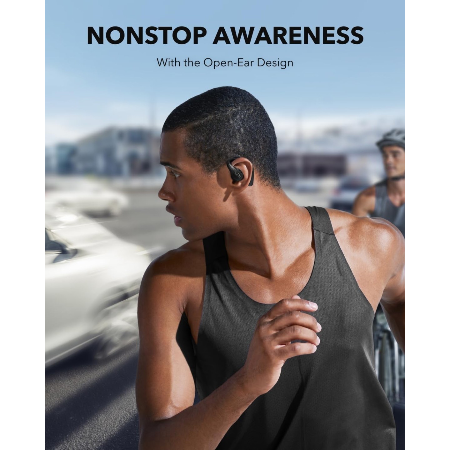 Anker Soundcore TWS Earphones Open Air AeroFit PRO Black - Black — Buy in Cyprus with Fast Delivery