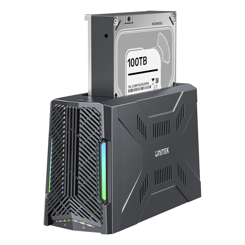 Buy Unitek USB-C NVME PCIe SATA HDD Docking Station - S1234B - USB-C NVME PCIe S... in Cyprus, Nicosia, Limassol, Larnaka, Pafos