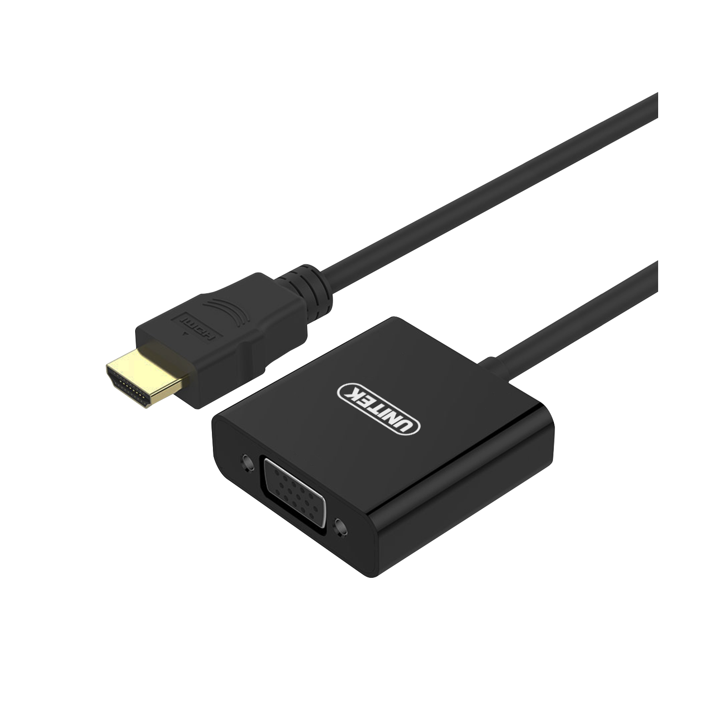 Unitek HDMI to VGA+Audio Converter with Power Port - Y-6333 - HDMI to VGA+Audio Converter with Power Port