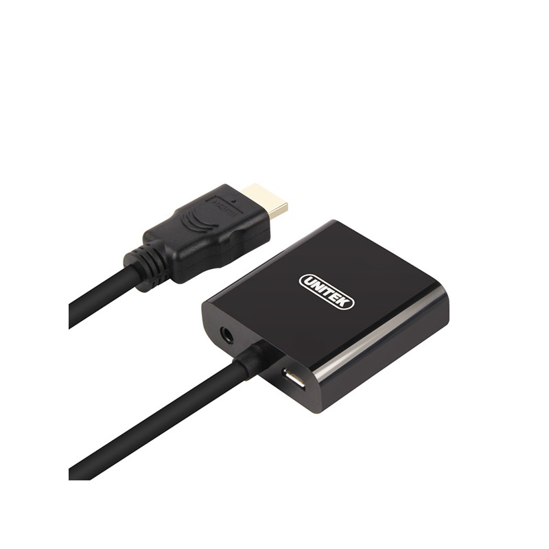 Buy Unitek HDMI to VGA+Audio Converter with Power Port - Y-6333 - HDMI to VGA+Au... in Cyprus, Nicosia, Limassol, Larnaka, Pafos
