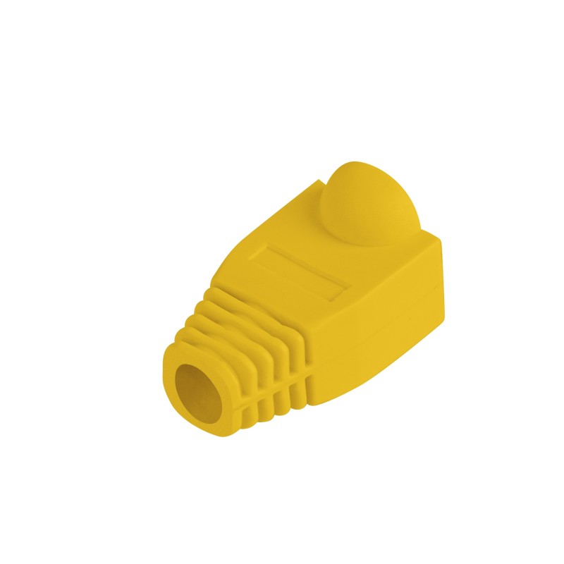 Buy Lanberg RJ45 Strain Relief Boot Cap - PLB-1000-Y - Pack of 100 Yellow in Cyprus, Nicosia, Limassol, Larnaka, Pafos