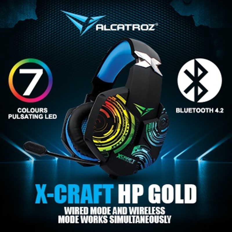 Buy Alcatroz X-Craft - HPGold5000 - BT Gaming Headset in Cyprus, Nicosia, Limassol, Larnaka, Pafos