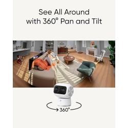 Buy Anker Eufy Security Camera Indoor - S350 - 4k Dual Camera Pan & Tilt in Cyprus, Nicosia, Limassol, Larnaka, Pafos