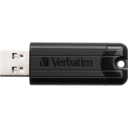 Verbatim PinStripe 64GB USB 3.2 Gen 1 Black Flash Drive - 49318 — Armenius Store Cyprus