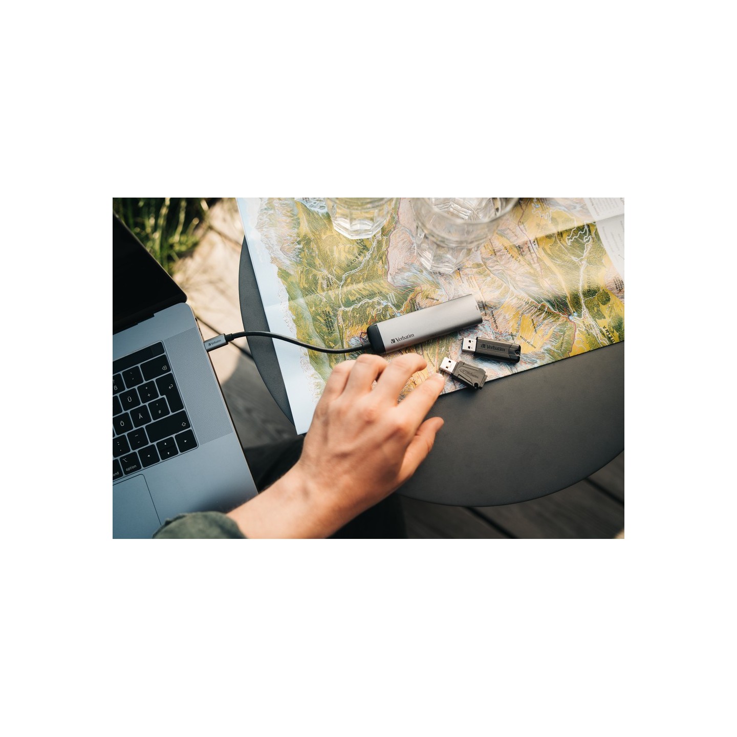 Verbatim PinStripe 64GB USB 3.2 Gen 1 Black Flash Drive - 49318 — Armenius Store Cyprus