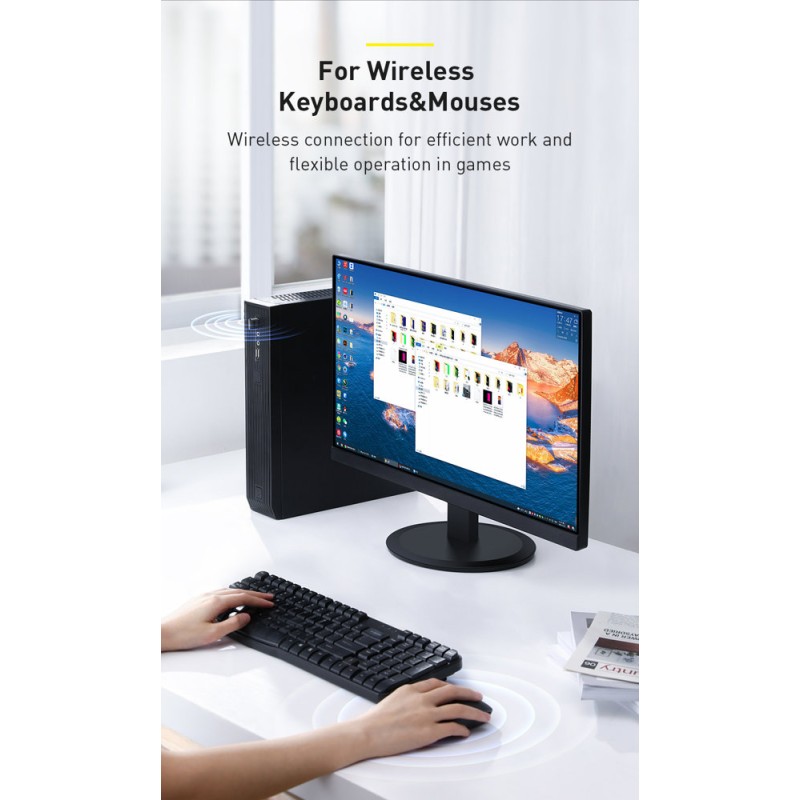 Buy Baseus Wireless Bluetooth Adapter - BA04 - Black 5.0 in Cyprus, Nicosia, Limassol, Larnaka, Pafos