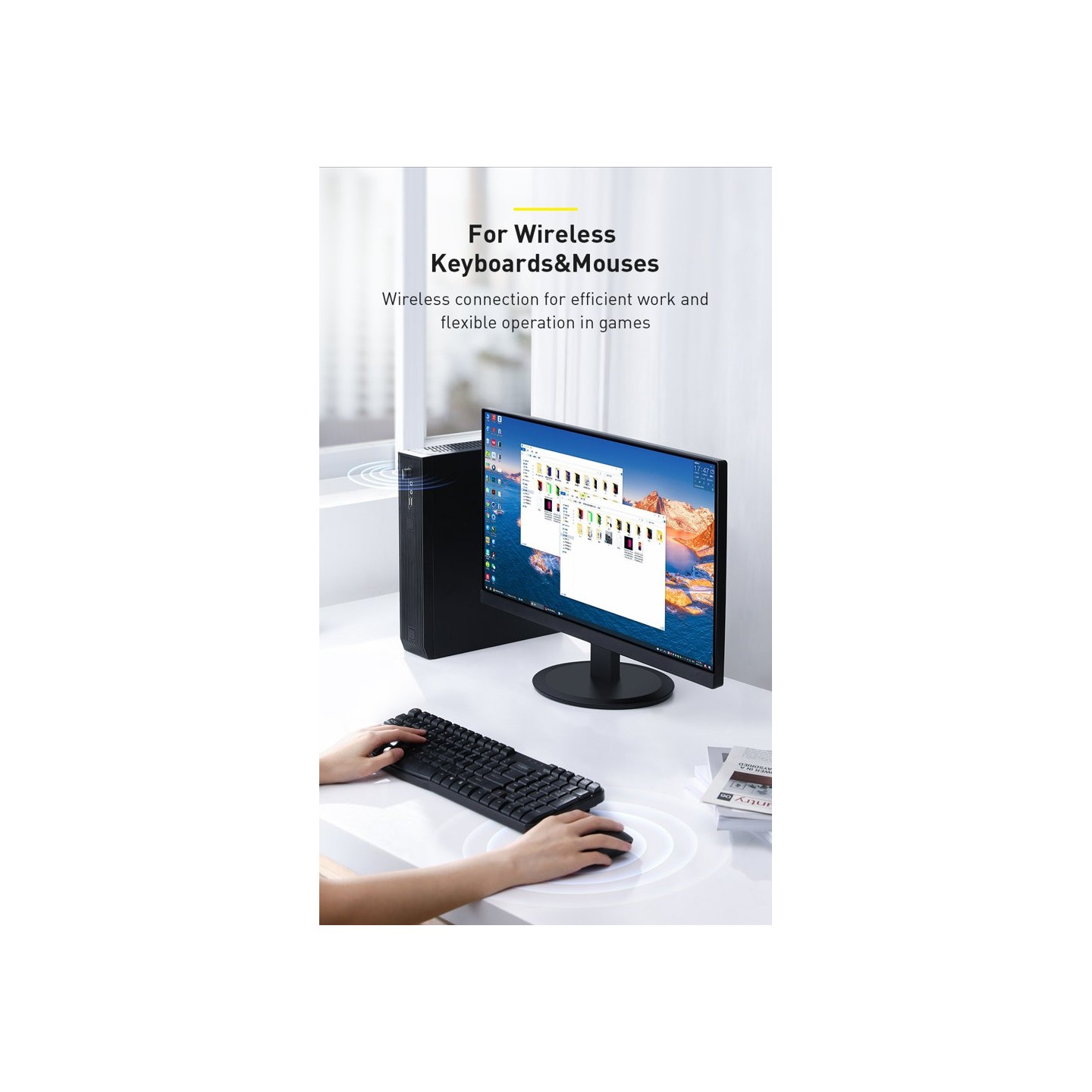 Baseus Wireless Bluetooth Adapter - BA04 - Black 5.0 — Buy in Cyprus with Fast Delivery