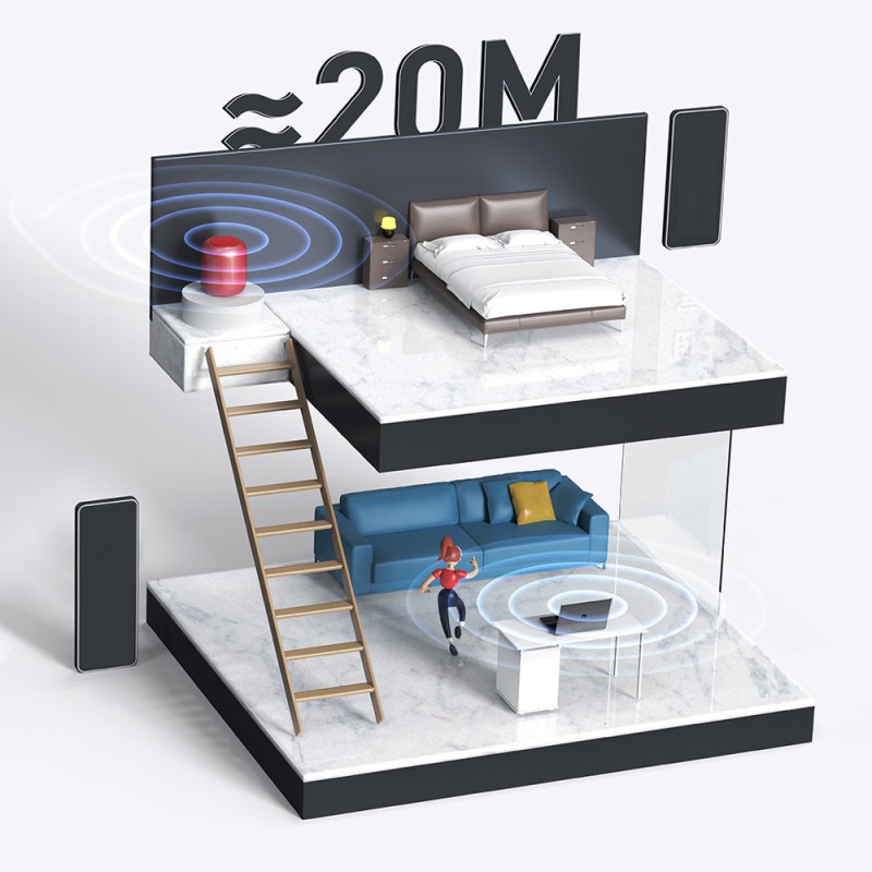 Buy Baseus Wireless Bluetooth Adapter - BA04 - Black 5.0 in Cyprus, Nicosia, Limassol, Larnaka, Pafos