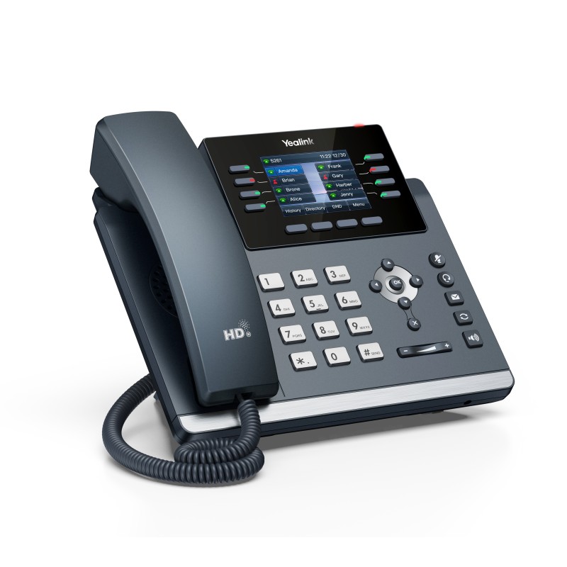 Buy Yealink IP Phone - T44W - Desktop PoE 2.8'' Gigabit, USB, Expansion, Color S... in Cyprus, Nicosia, Limassol, Larnaka, Pafos